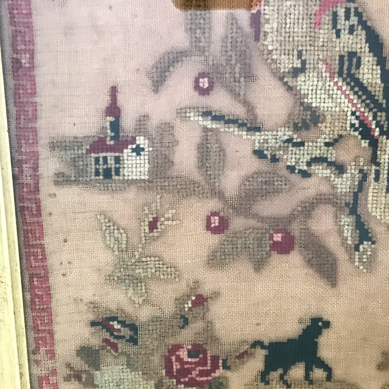 1847 Embroidered Sampler