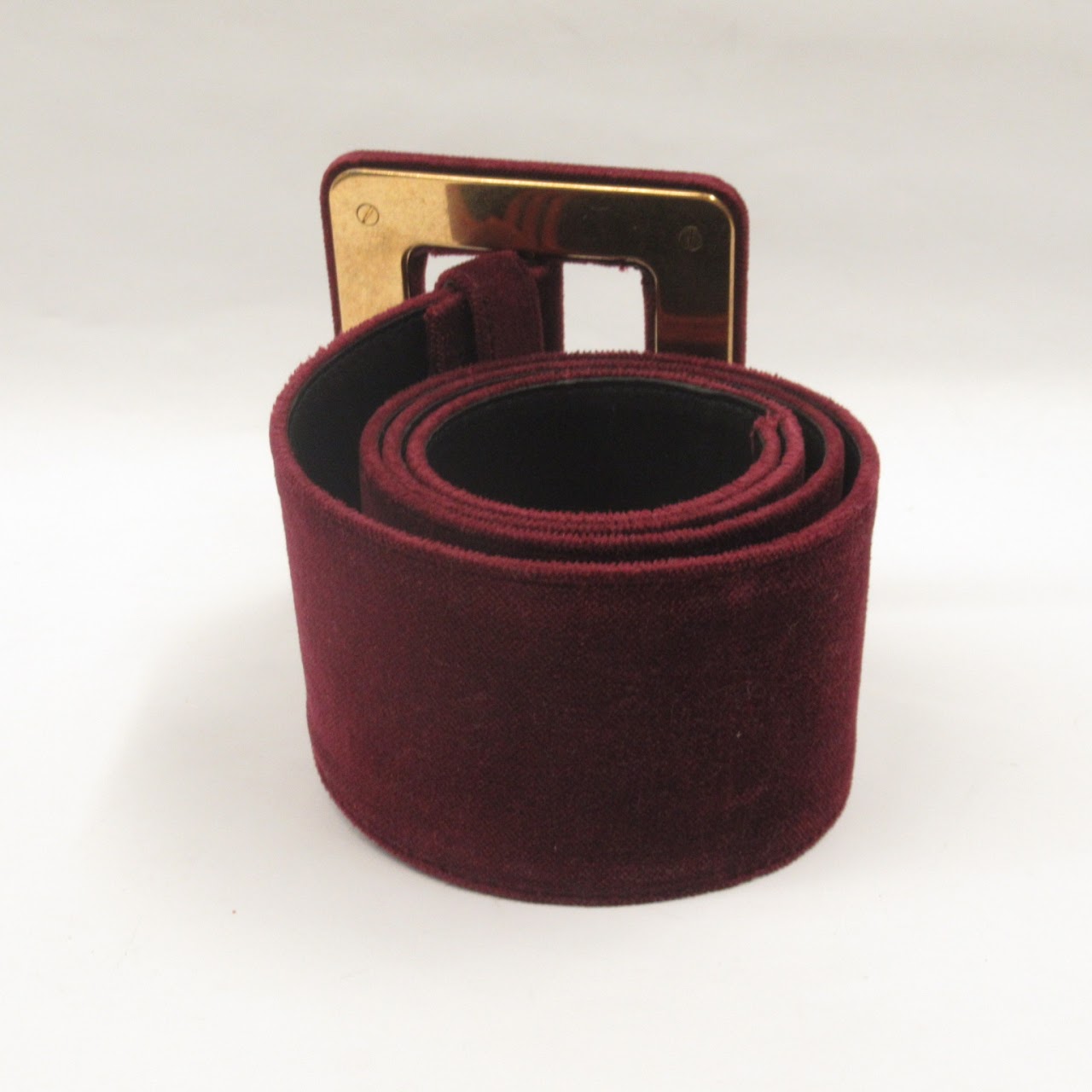 Yves Saint Laurent Velvet Belt