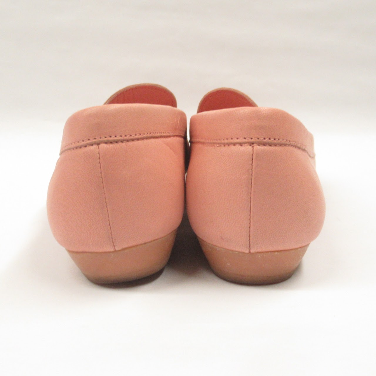 Salvatore Ferragamo Pink Leather Loafers