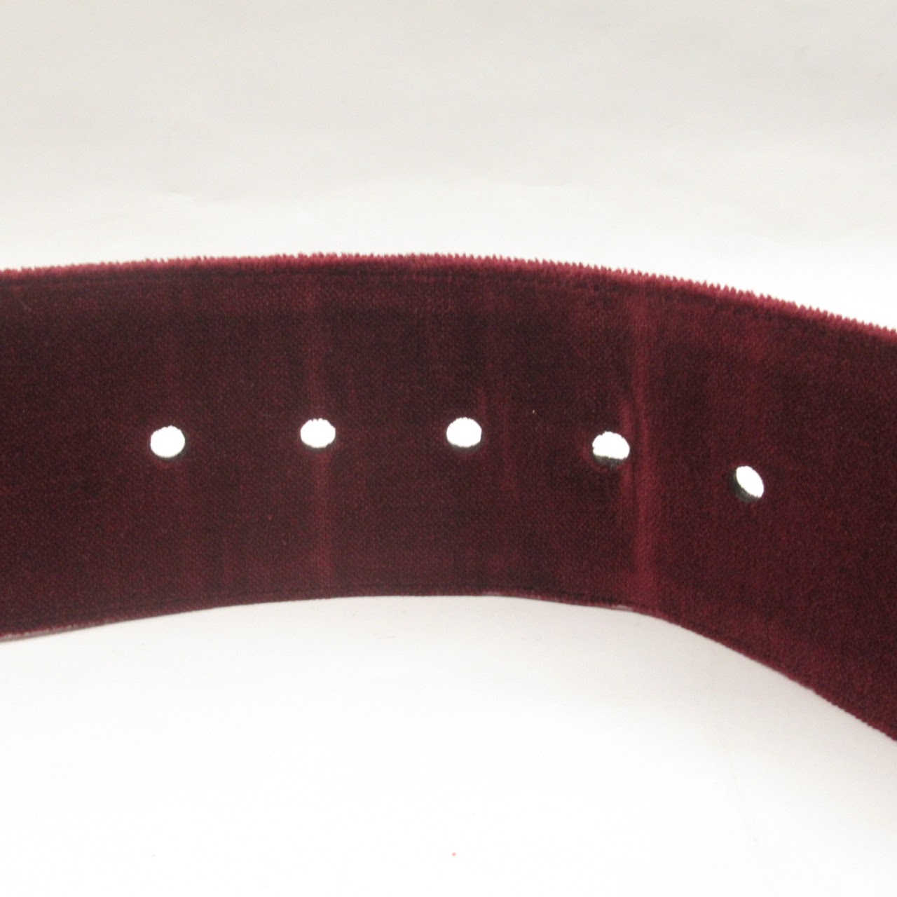 Yves Saint Laurent Velvet Belt