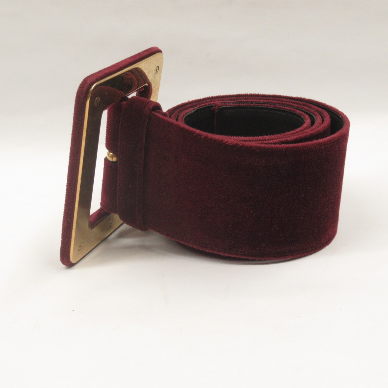 Yves Saint Laurent Velvet Belt