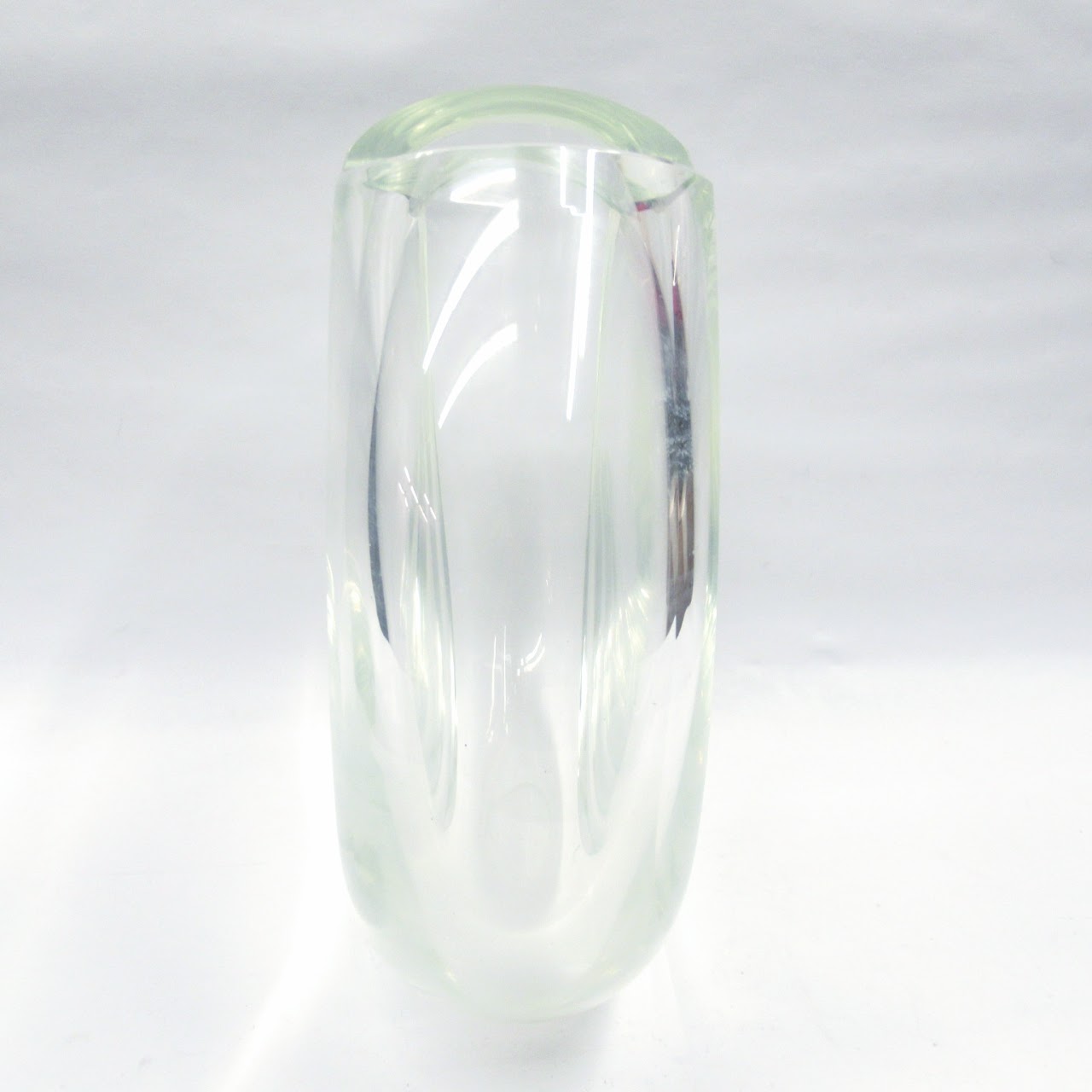 Signed Crystal Vase